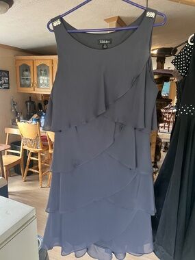 S.L. Fashions women’s elegant dress with rhinestones Size 14